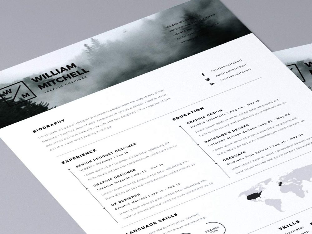 Free Simple & Clean Resume Template ResumeKraft