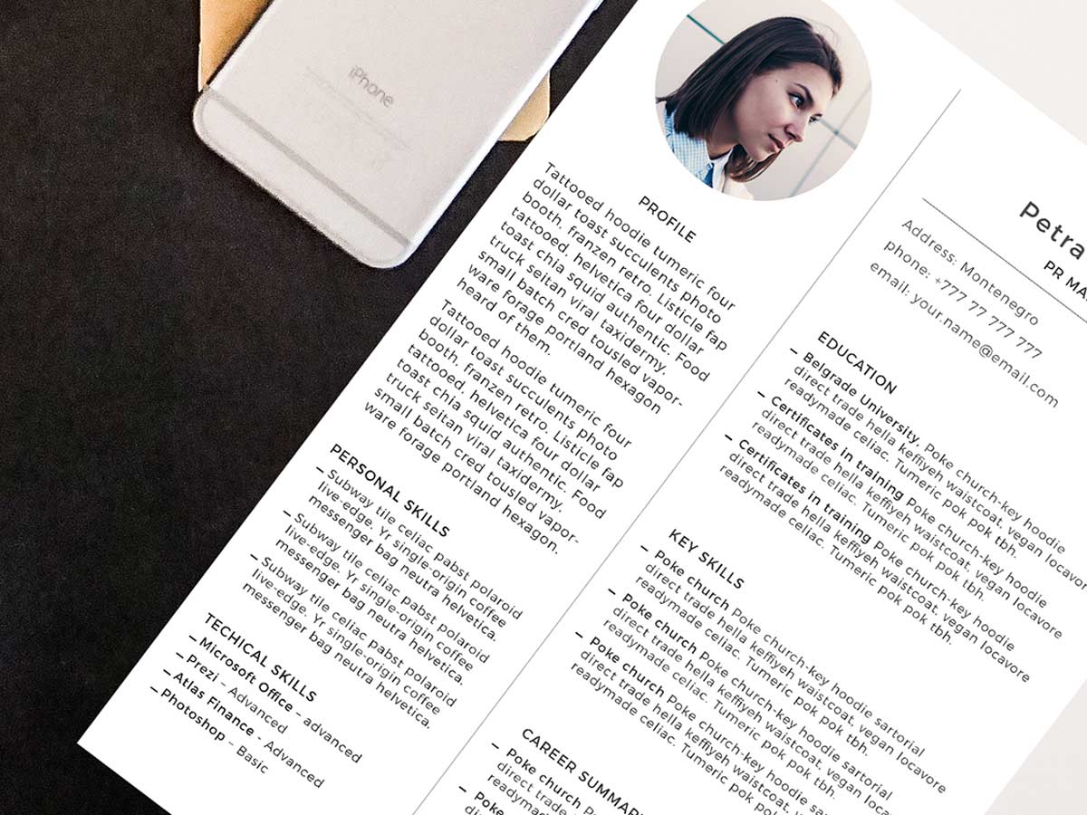 Professional CV Template Free Download