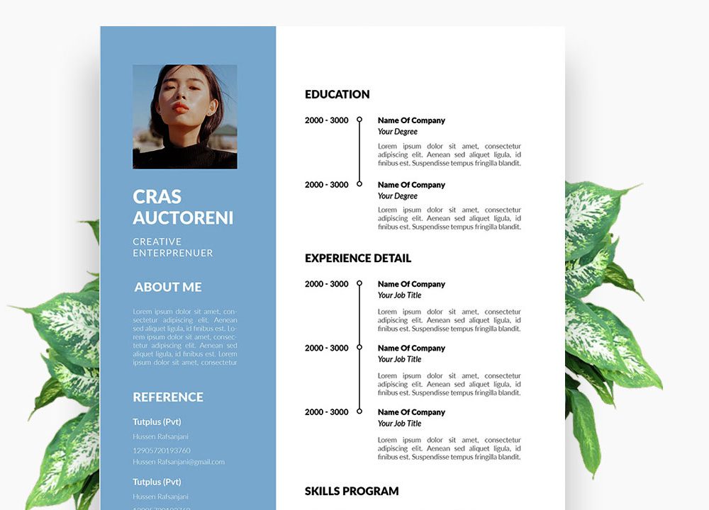 modern resume word template free