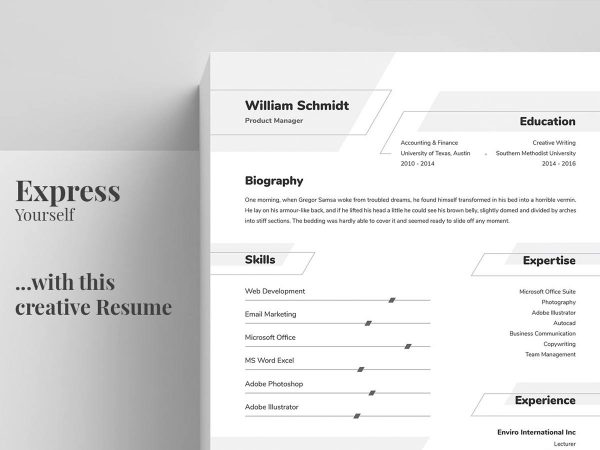 Word Format Resume Template Free