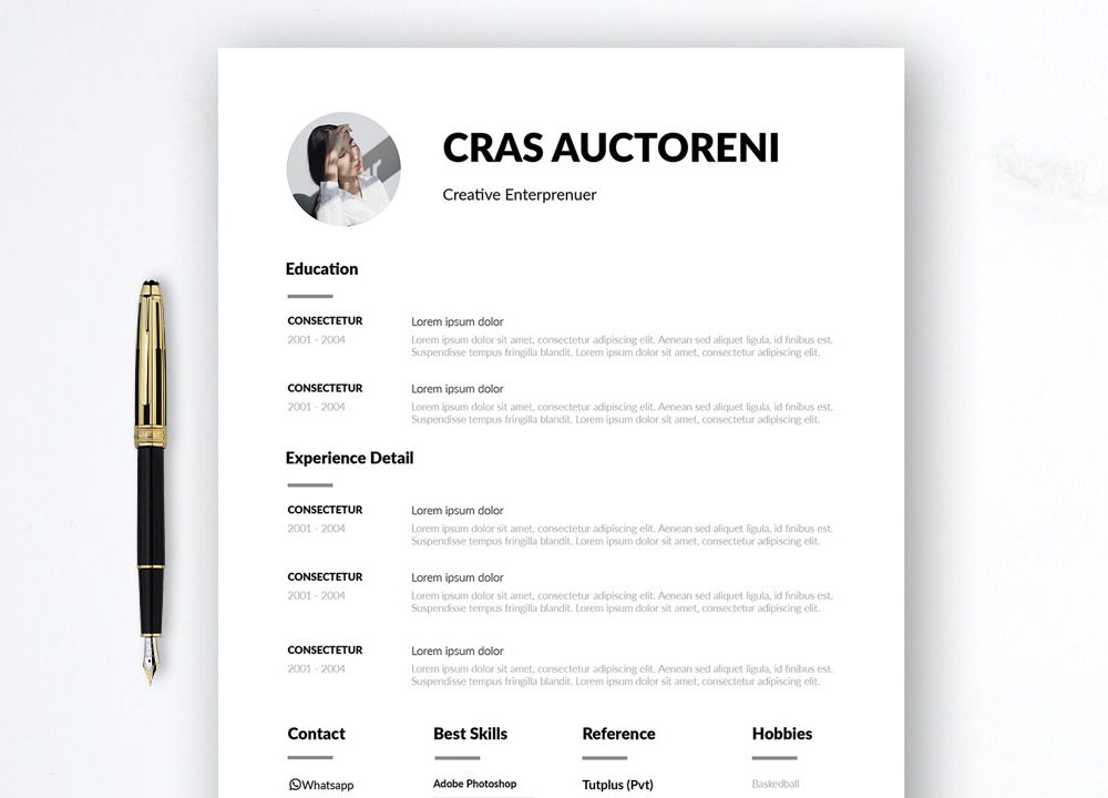 Resume Template April 2019