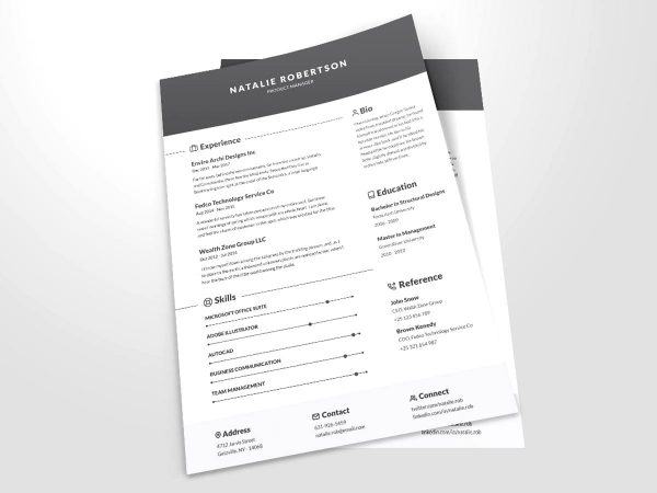 Simple Cv Template Word Free Download India : 25 Resume Templates For Microsoft Word Free Download / Creating your cv is not a simple task.