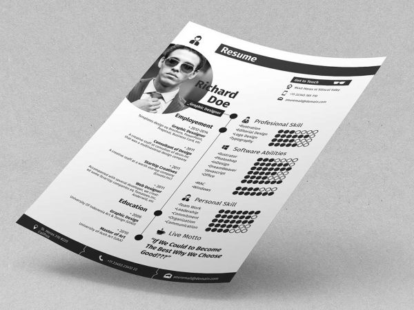 Download Free Resume Cv Templates In Photohsp Psd Format 2020