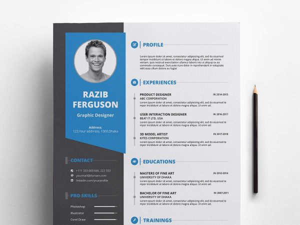 Indesign Resume Cv Template Free Download Resumekraft