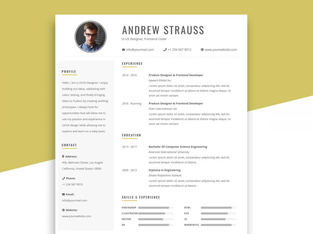 easy resume samples