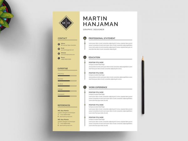 Word Resume Template free Download