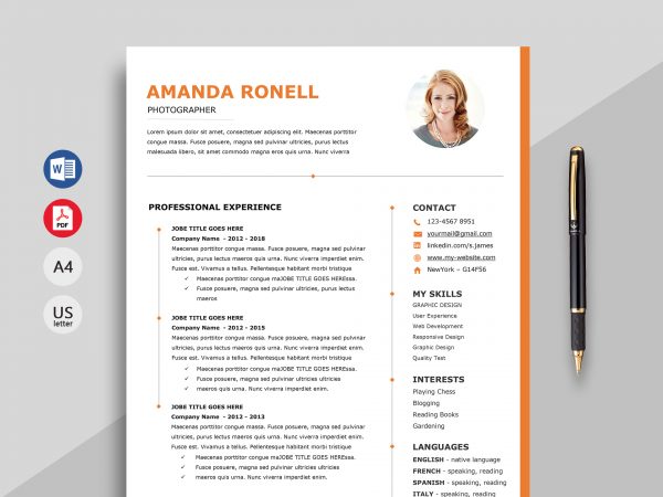 Professional Cv Format Word 2019 - Resume Templates 2019 | PDF and Word | Free Downloads ... / Here is the list of best free cv / resume templates all are easy to edit to meet all you needs, available in photoshop psd, eps, ai and ms.