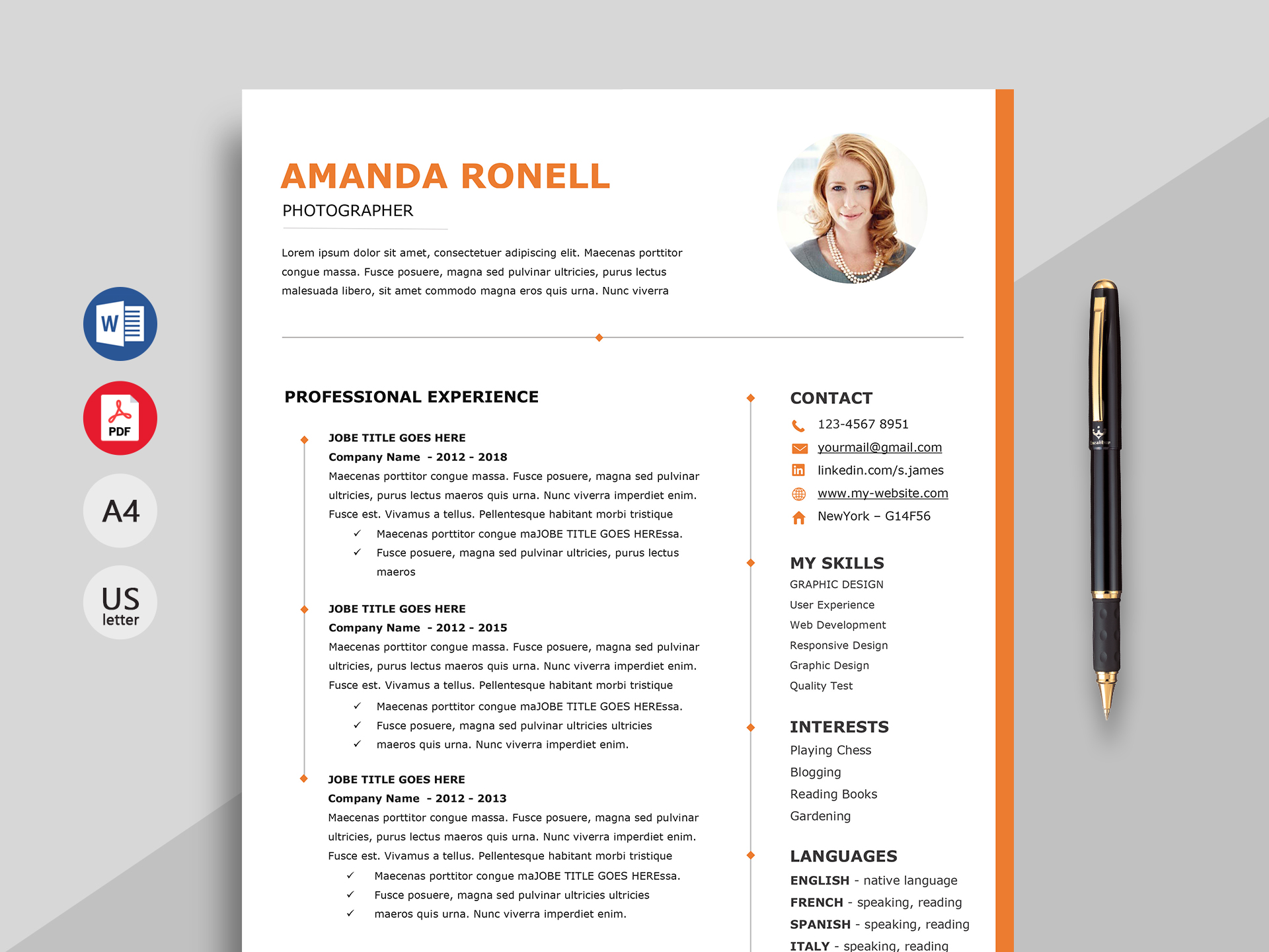 Wonder Elegant Resume Template Word In 2024 ResumeKraft