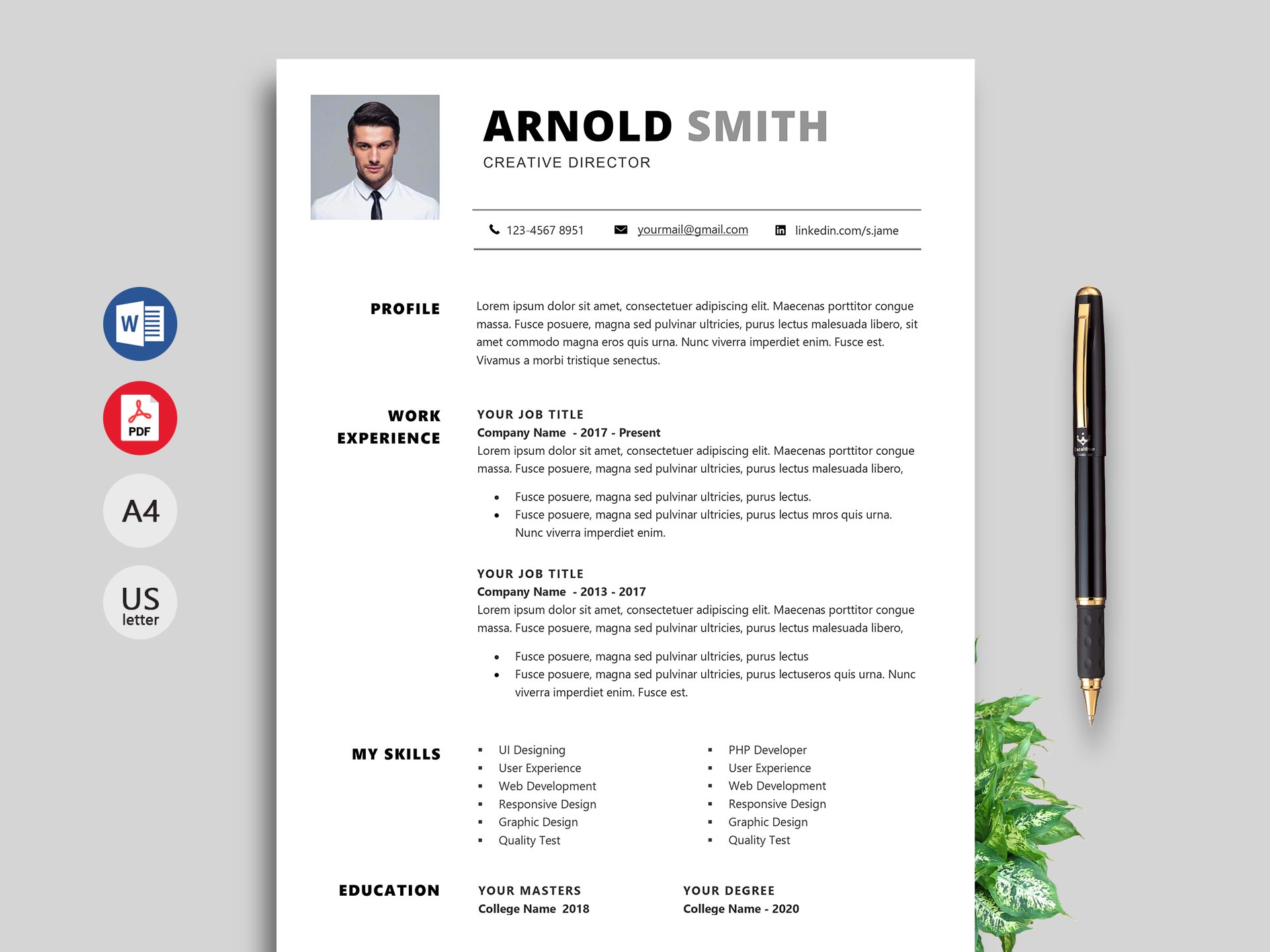 lead-resume-template-1