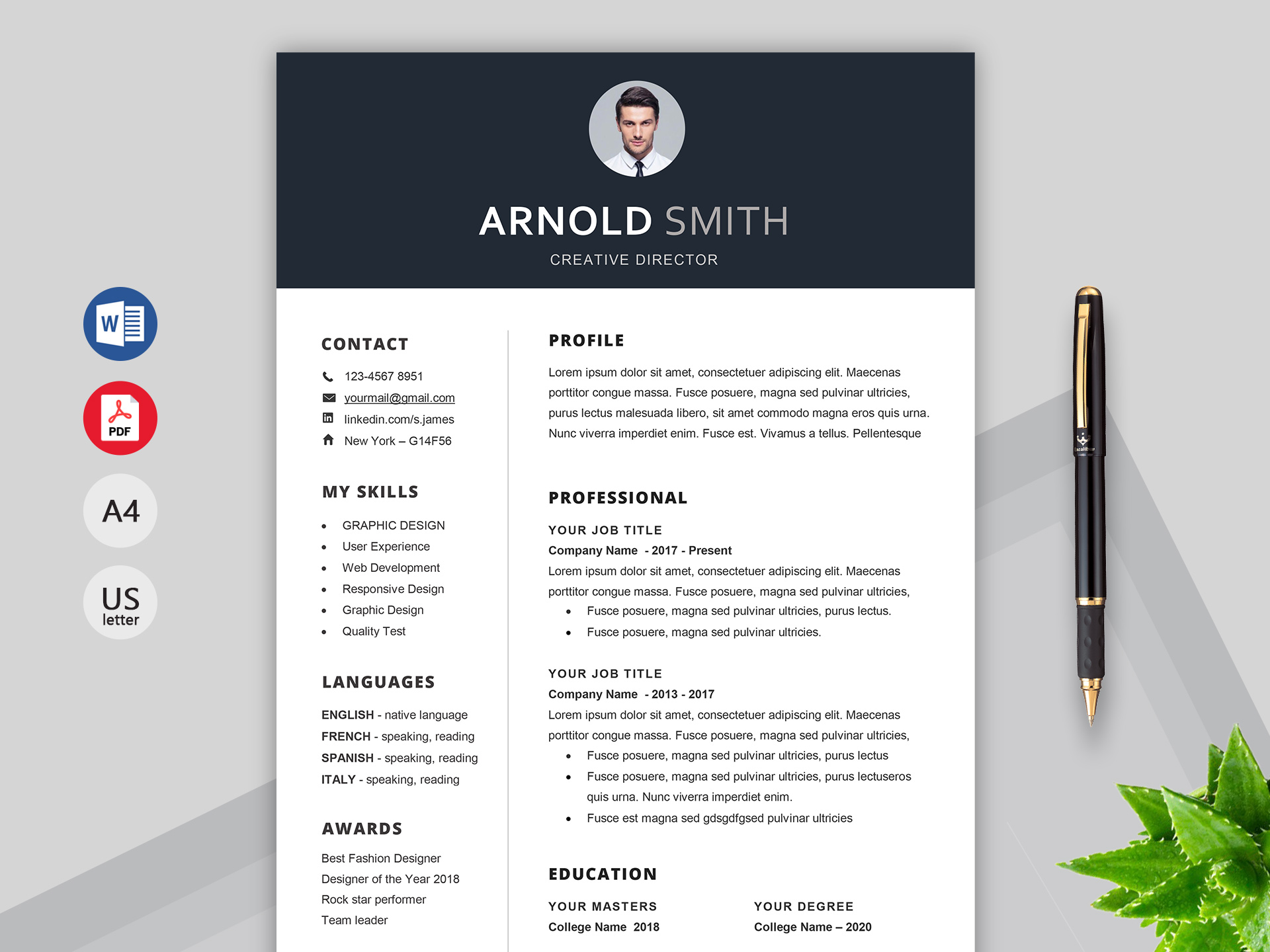 simple resume templates