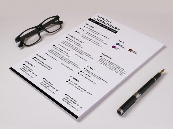 Free Resume Cv Templates In Photoshop Psd Format 2021