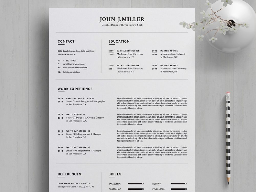 best resumes templates 2020